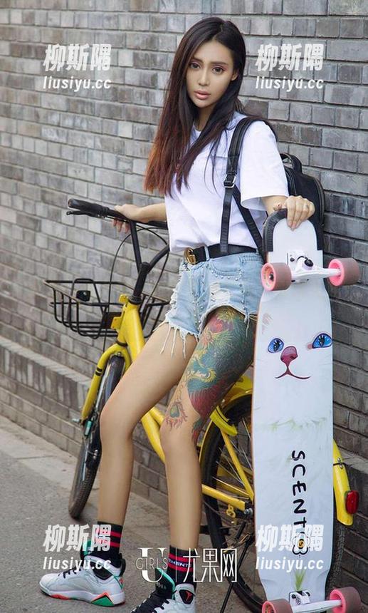 尤果网爱尤物 - 制服与猫耳朵：娜依灵儿的写真集值得一看